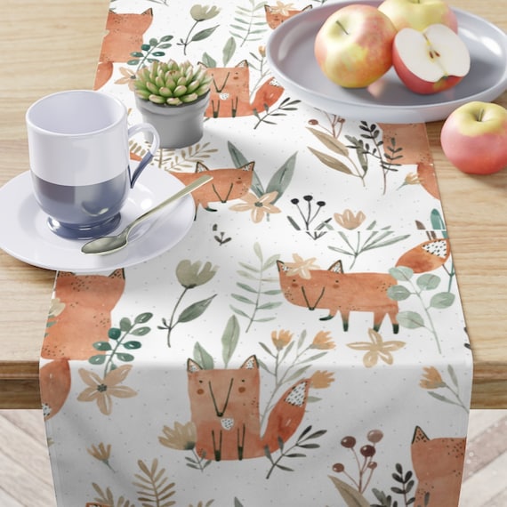 Woodland Fox Table Runner
