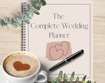 Planificador de bodas imprimible, kit de planificador de bodas imprimible, plantilla de carpeta de bodas, libro de planificación de bodas, organizador de planificadores de bodas