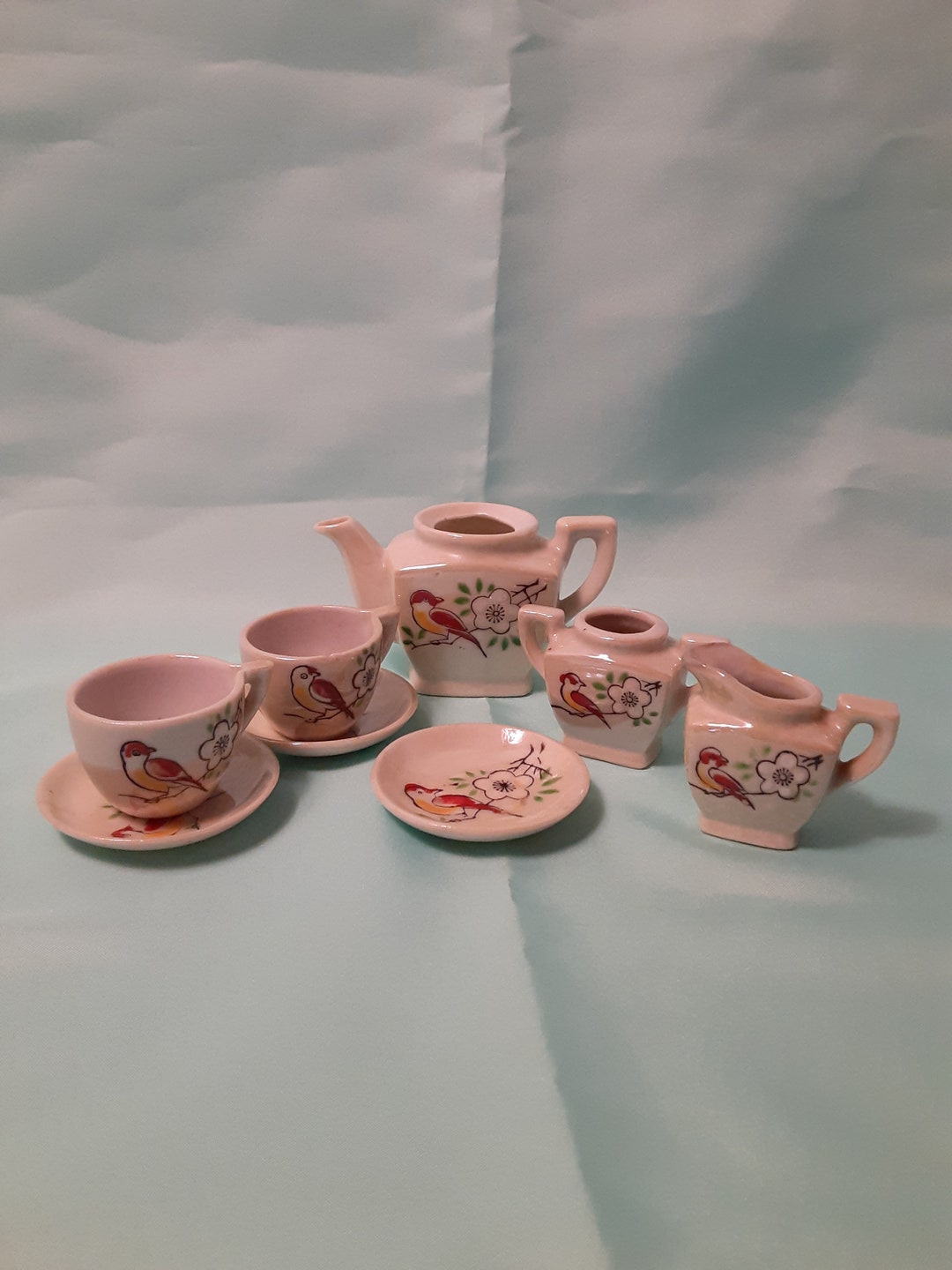 Vintage Miniature Tea Set Occupied Japan 1940's Etsy