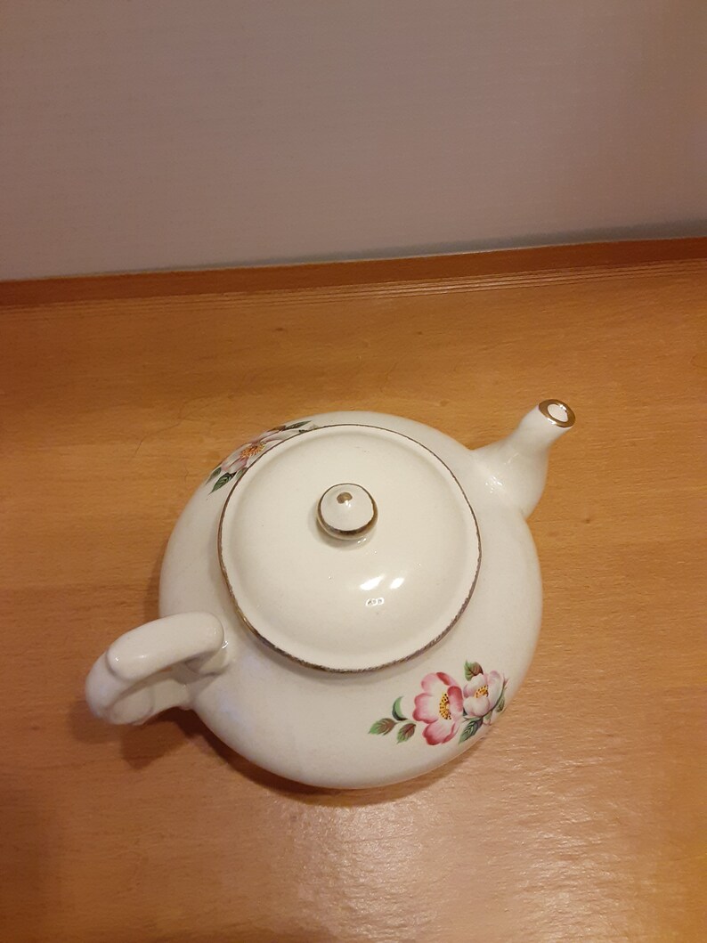 Vintage HWE1 Briar Rose Design Mini Teapot With Lid by House Etsy