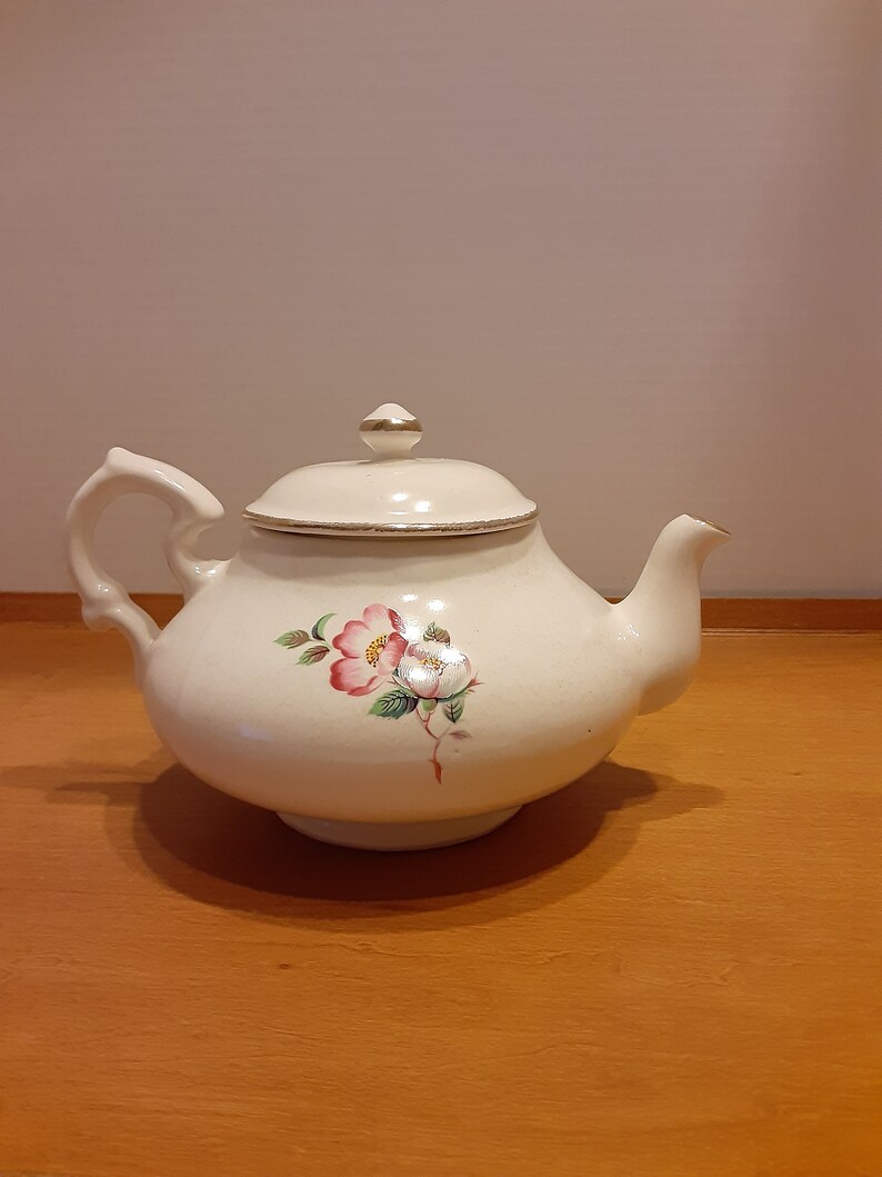 Vintage HWE1 Briar Rose Design Mini Teapot With Lid by House Etsy