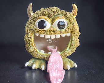 Open Mouth Monster Bowl *MELVIN* - Etsy