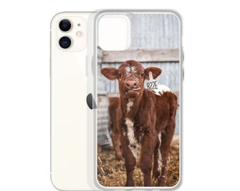 Cute Calf iPhone Case // Western Photo / Cow / Cattle / Cowgirl