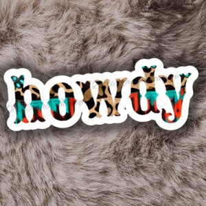 Howdy Serape Aztec Decal Sticker / Cowgirl Decal Sticker / Western - Etsy