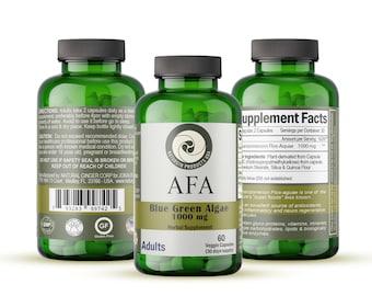 APHANIZOMENON FLOS AQUAE 1000mg – 60 Veggie caps x 500mg each (30 Servings)
