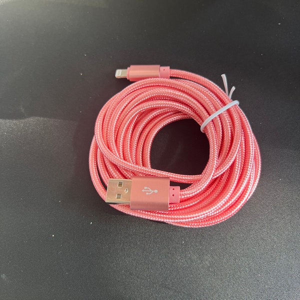 1 Pink iPhone charger 6ft Usb Data Charger Unbranded Cable Cord For Iphone 5 6 7 8 X 11 12 13