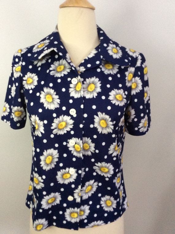 Vintage Oversized Fruits Tee Blouse