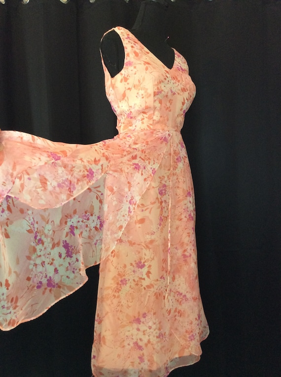 70’s Chiffon Sheer Skirt