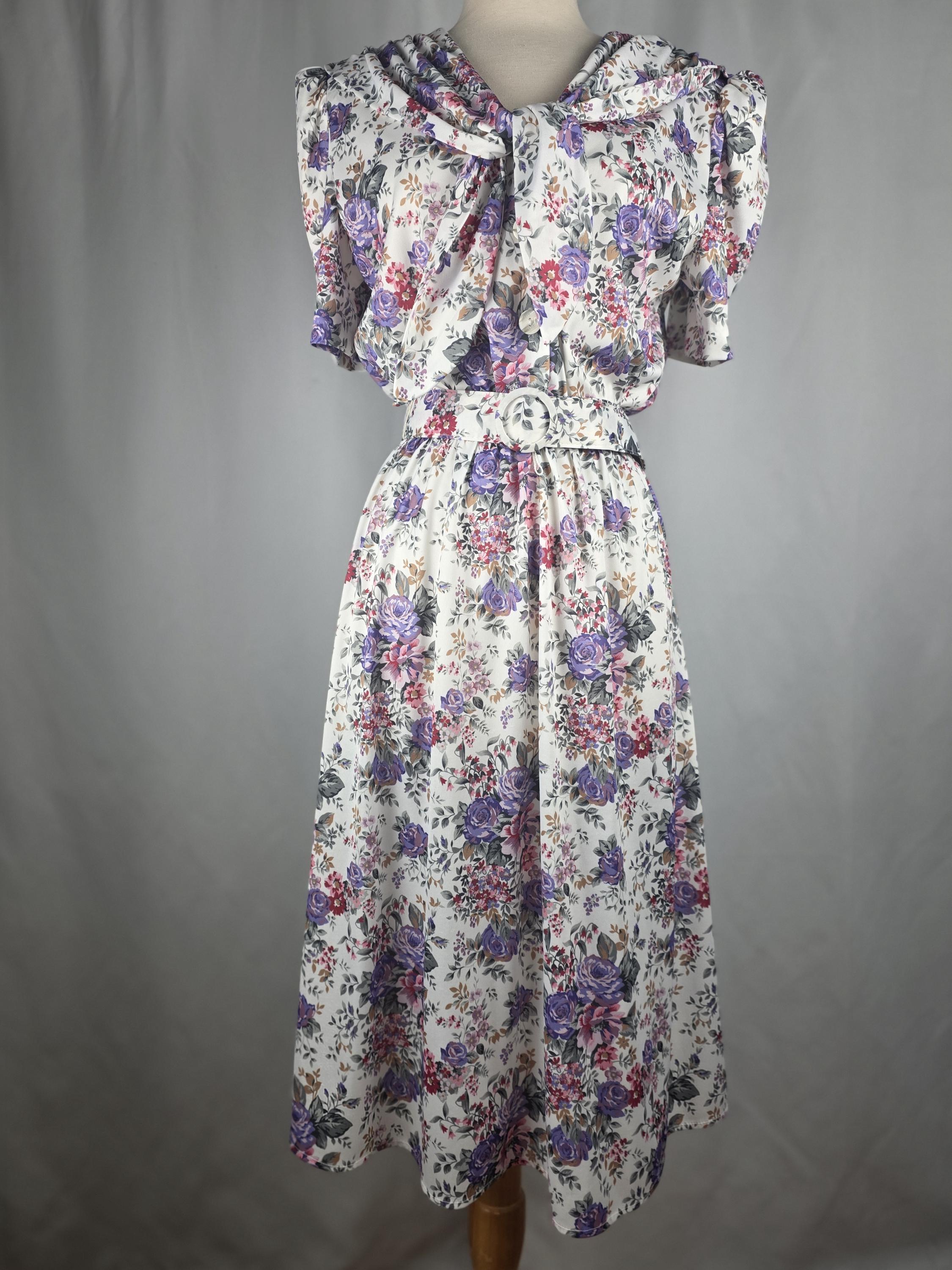 70s Fit Flare Dress - Etsy