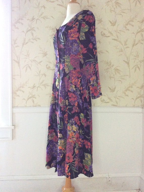 1980s does 1940's Vintage Button Front Nip Waist … - image 4