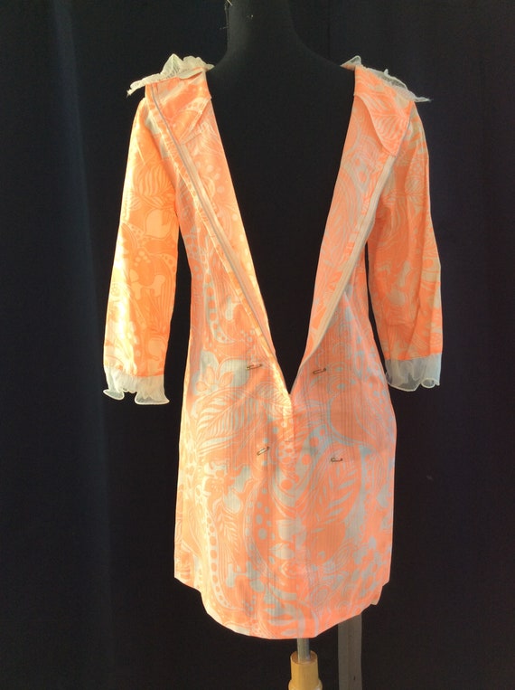 1960's 1970's MOD Vintage DAYGLO Orange Mini Dres… - image 7