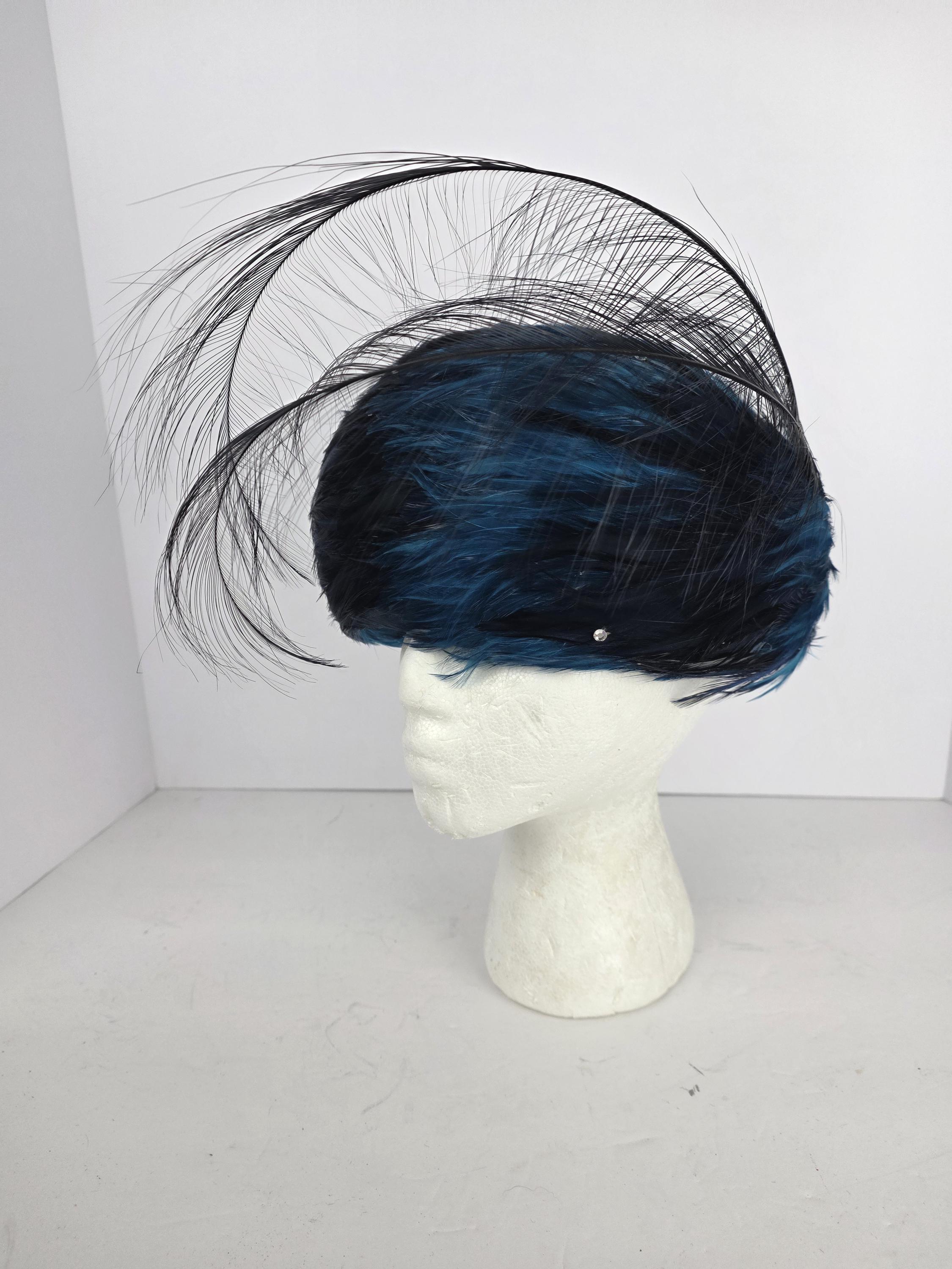 Mr John Moderne Black Vintage Hat Frocks and Frills Vintage | For sale! Comment to CLAIM  main image 2