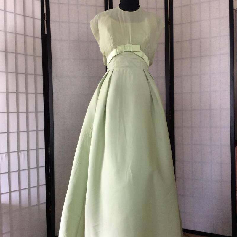 16007 Mint Chiffon Pencil Dress