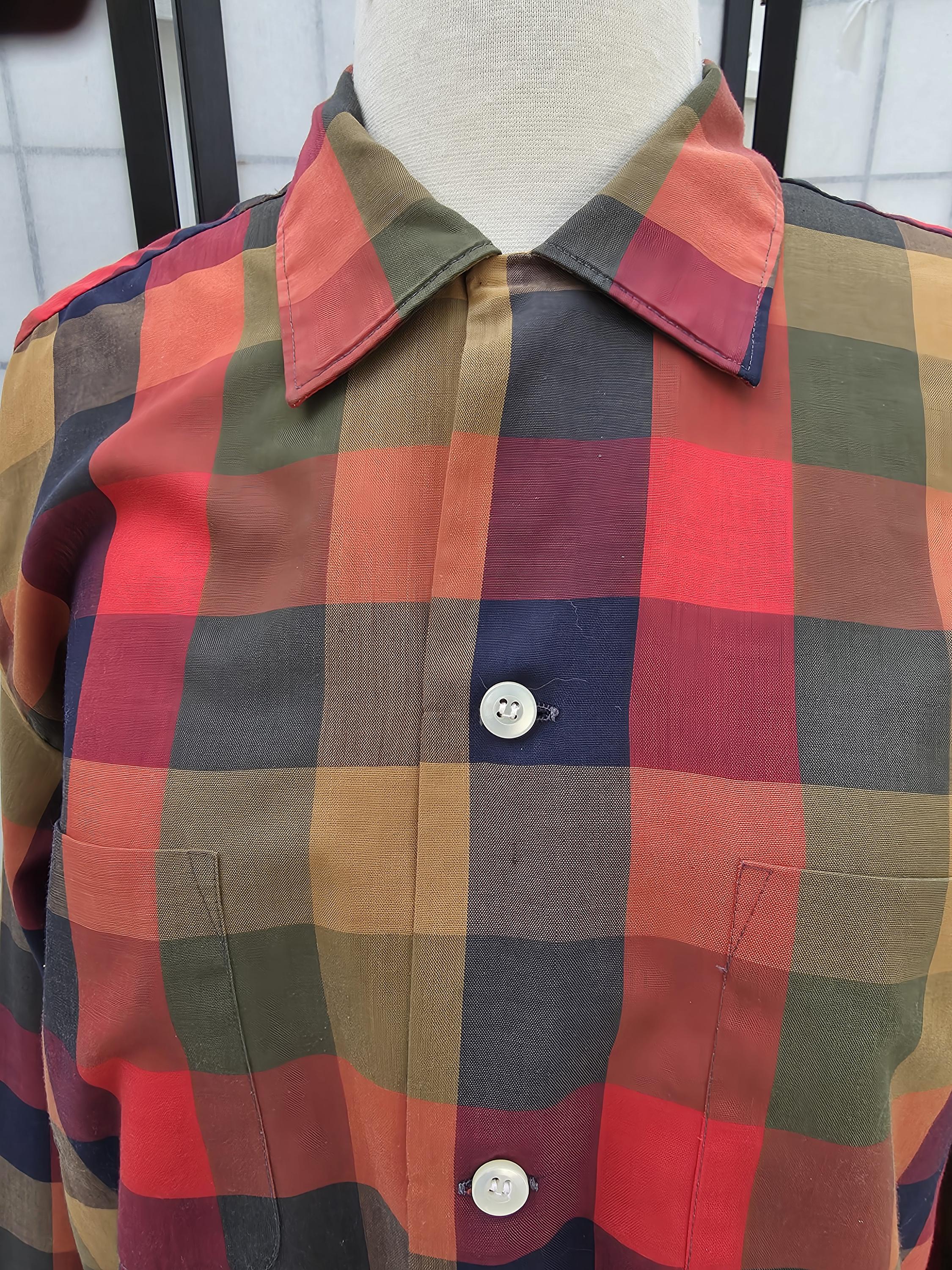 トップス 1970s-80s Sears loop collar shirt Ombre 1970s-80s Sears loop collar shirt Ombre