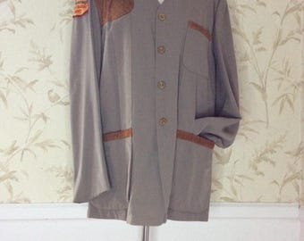 Vintage Country Gentleman Remington Shooting Hunting Jacket with Patches