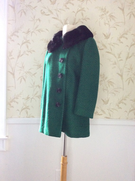1960's Mod VINTAGE Asymmetric Hand Tailored Jacket Sh… - Gem