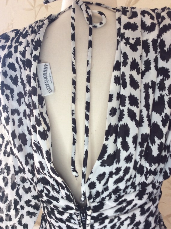 1980s does 1940s  Vintage DRAMATIC STATEMENT Leop… - image 6