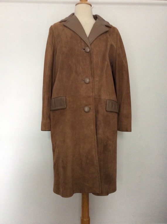 1960s Mod VINTAGE Soft Suede and Buttery Leather C