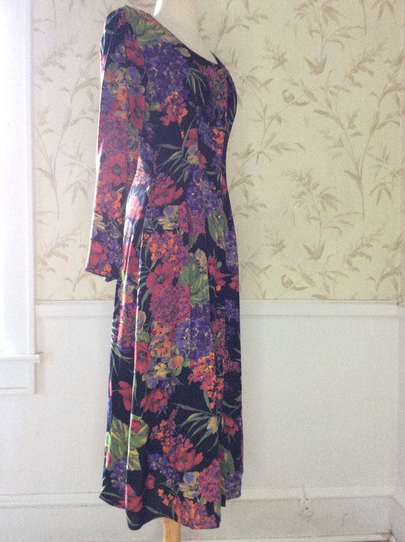 1980s does 1940's Vintage Button Front Nip Waist … - image 2