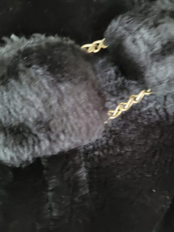 1960s 1970s Mod Vintage Chubby Faux Fur Double Br… - image 8