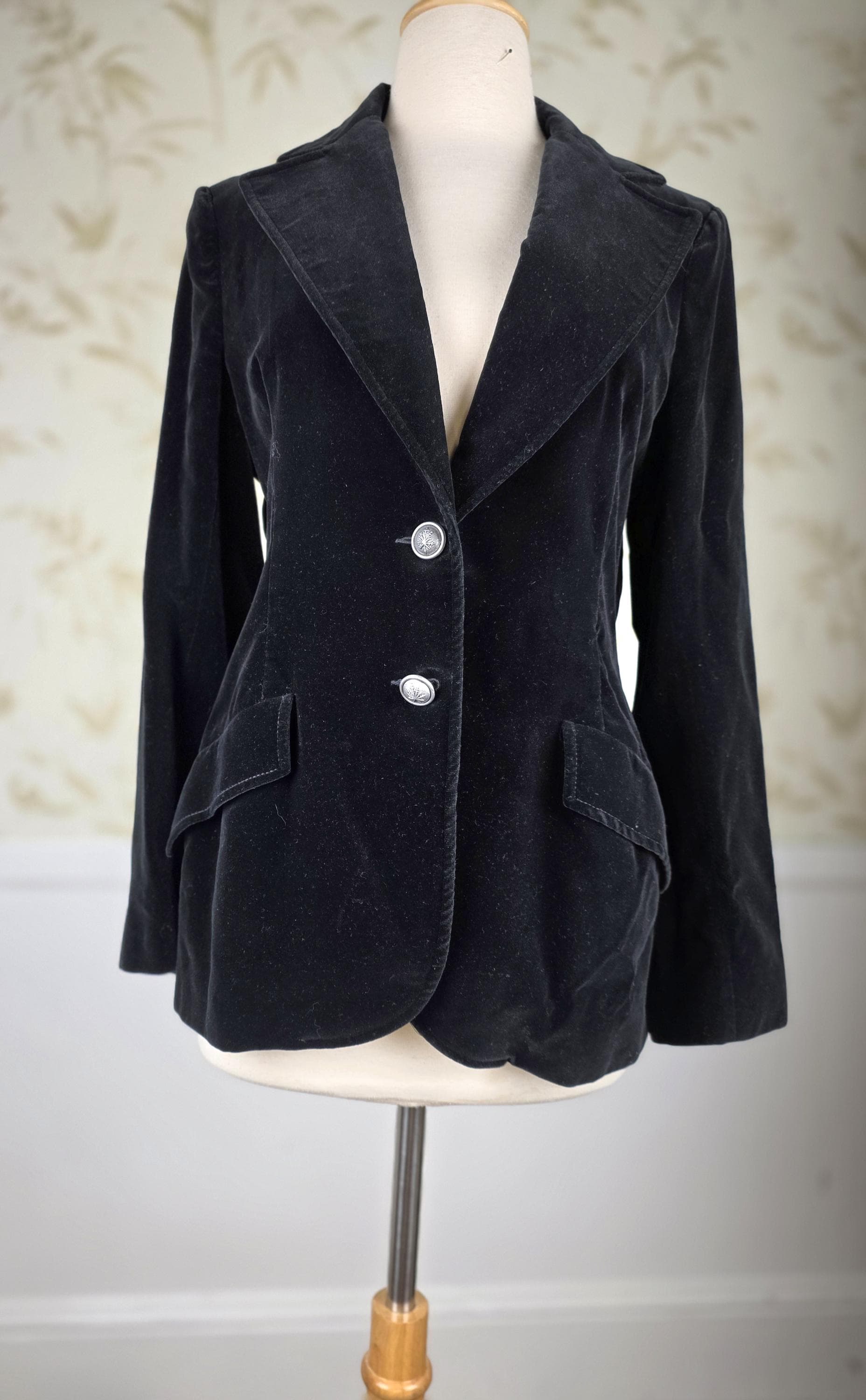 70s Velvet Blazer - Etsy