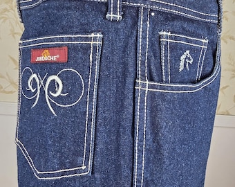 1970s Vintage Iconic Horsehead Jordache Denim Jeans 32