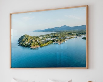 Port Douglas Aerial Photography | Sunset Colours & Blue Water | Queensland Art Print