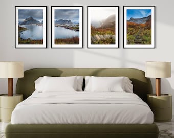 Norway Lofoten Gallery Wall | Vaeroy & Reine Winter Nature Photography