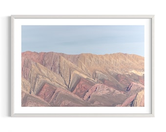 Argentina | Jujuy | Hornacal | Colours | Rocks | Art Print | Original photography | Nature |  Mountains | Natural colours