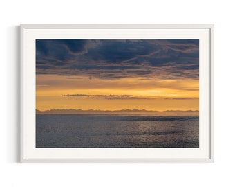 Norway | Hovdsundet | Sea | Colours | Art Print | Original photography | Nature | Beach | Midnight sun | Aerial | Drone | Sunrise | Sunset