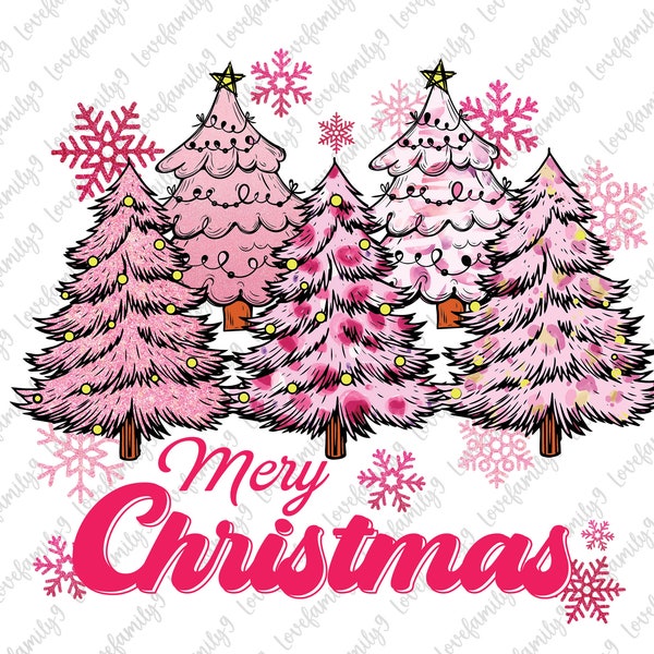 Christmas Pink Trees Png, Merry Christmas Png, Pink Christmas Png, Christmas Tree Png, Xmas Party Png, Christmas Gifts, Christmas Png