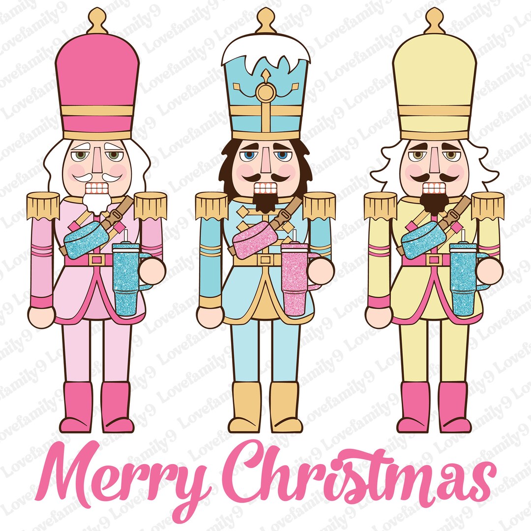 Merry Christmas Nutcracker Png, Christmas Png Design, Nutcracker Png