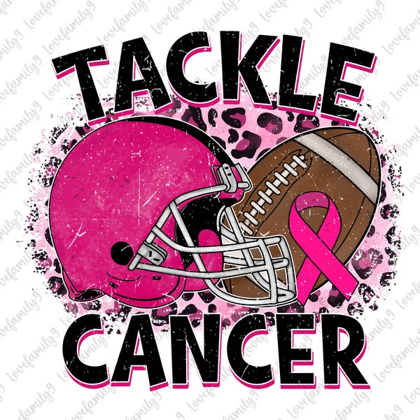 Tackle Cancer Png, Breast Cancer Awareness, Football Ball Leopard Print, Cancer Survivor, Pink Ribbon Png, Cancer Awareness Png Fight Cancer