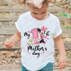 My First Mothers Day Png, Mothers Day Png, Mouse and Friends, Mama Mouse, 1st Mothers Day Png, Mom Shirt Design Png, 1st Mothers Day Gift image 6