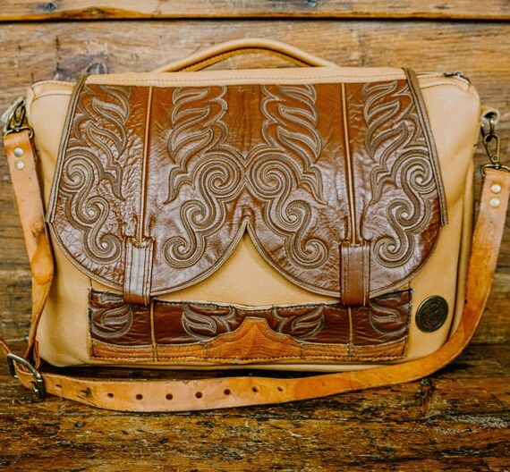 Handmade Western Boot Bag Etsy