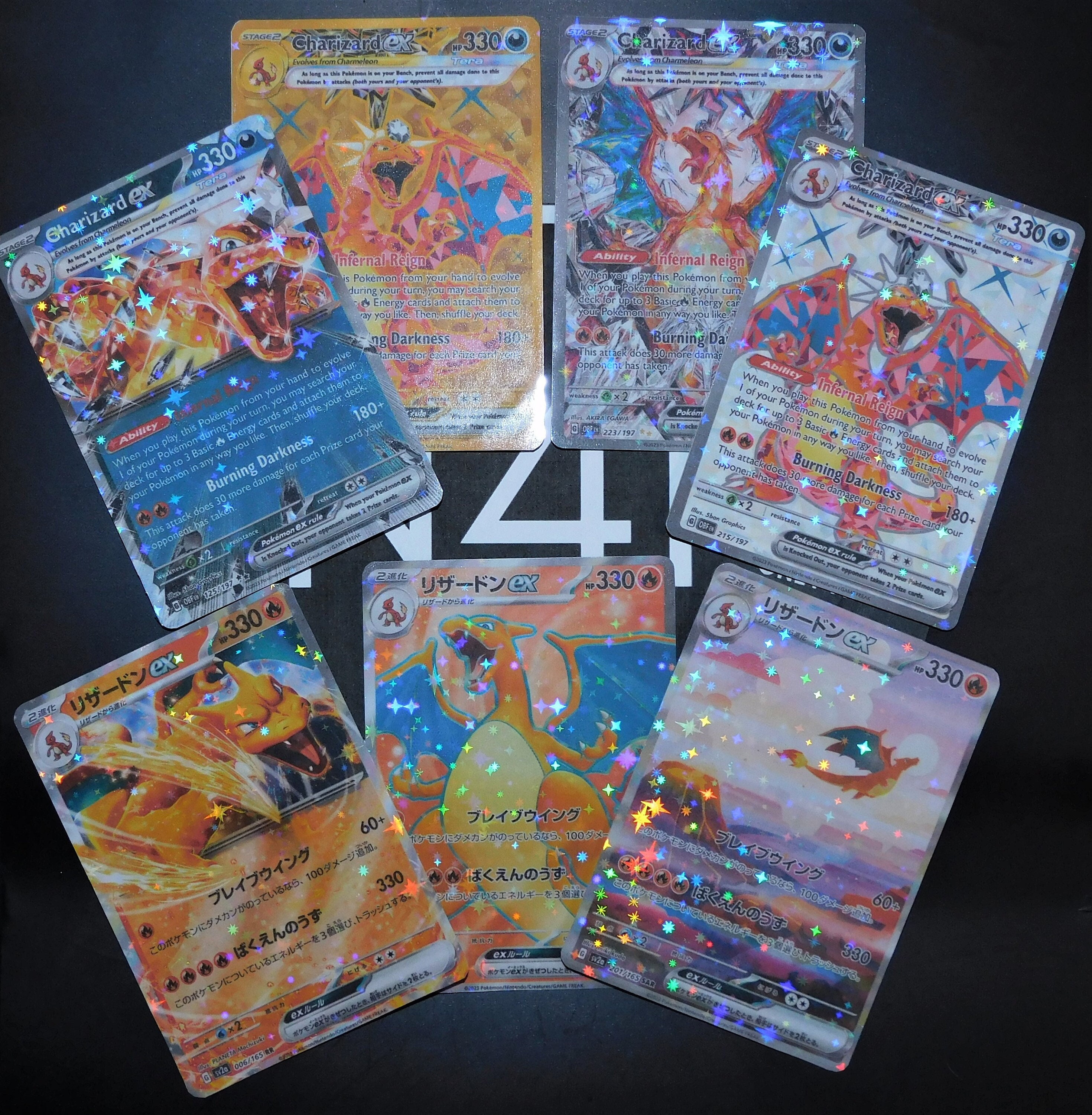 Charizard ex 215/197 in Portuguese Obsidian Flames Pokémon TCG