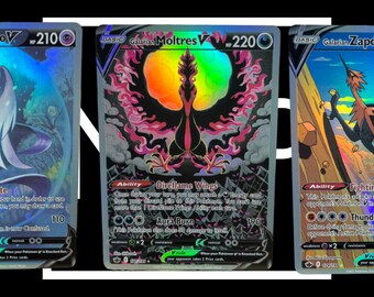 Galarian Moltres V Alternative Art Chilling Reign PROXY Super 