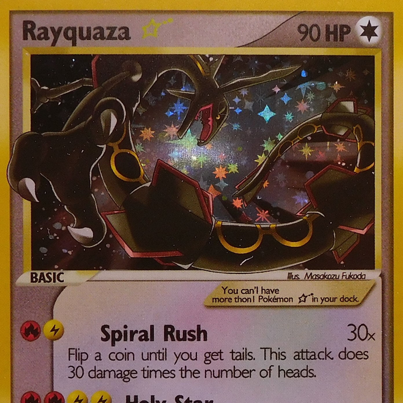 Carta Pokemon - RAYQUAZA GOLD STAR - EX DEOXYS em segunda mão