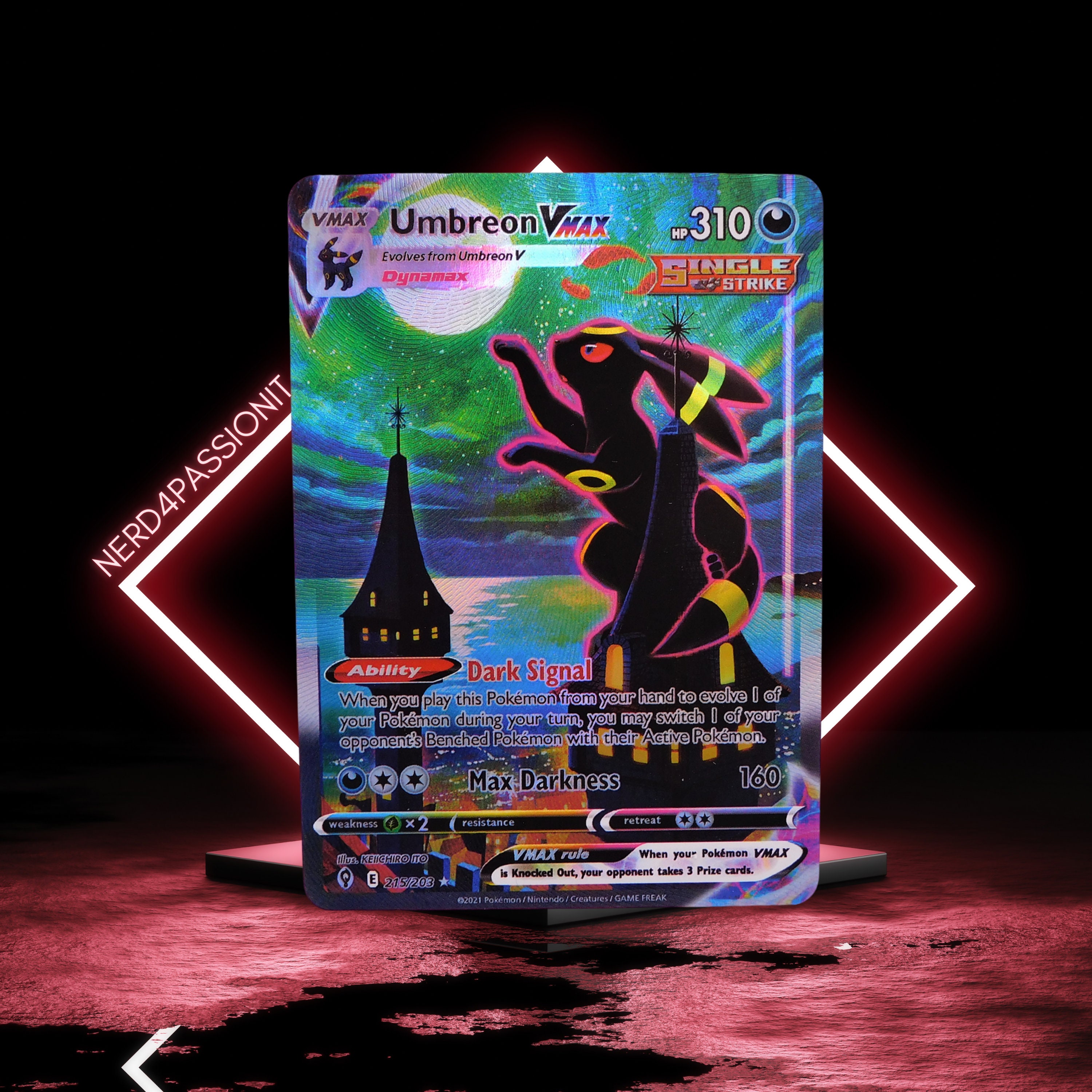 Umbreon-VMAX (215/203), Busca de Cards