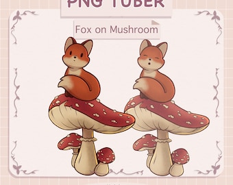 Premade Fox PNG Tuber avatar for Twitch/Discord/YouTube
