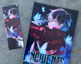 Manga Doujinshi &quot;Incidents&quot; Band 1 Mystery Action Romanze + Lesezeichen!