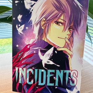 Manga Doujinshi &quot;Incidents&quot; Band 3 Mystery Action Romanze + Lesezeichen