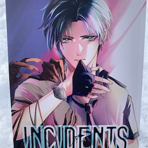 Manga Doujinshi „Incidents“ Band 2 Mystery Action Romanze + Lesezeichen