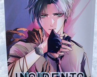 Manga Doujinshi „Incidents“ Band 2 Mystery Action Romanze + Lesezeichen