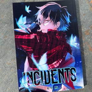 Manga Doujinshi &quot;Incidents&quot; Volume 1 Mystery Action Romance + Bookmark! English Version