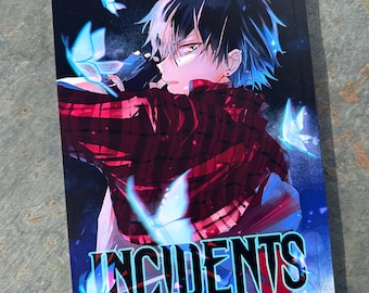 Manga Doujinshi &quot;Incidents&quot; Volume 1 Mystery Action Romance + Bookmark! English Version