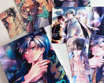Manga Doujinshi „Incidents“ Band 4 Mystery Action Romance Limitierte Auflage + Drucke + Farbseiten!