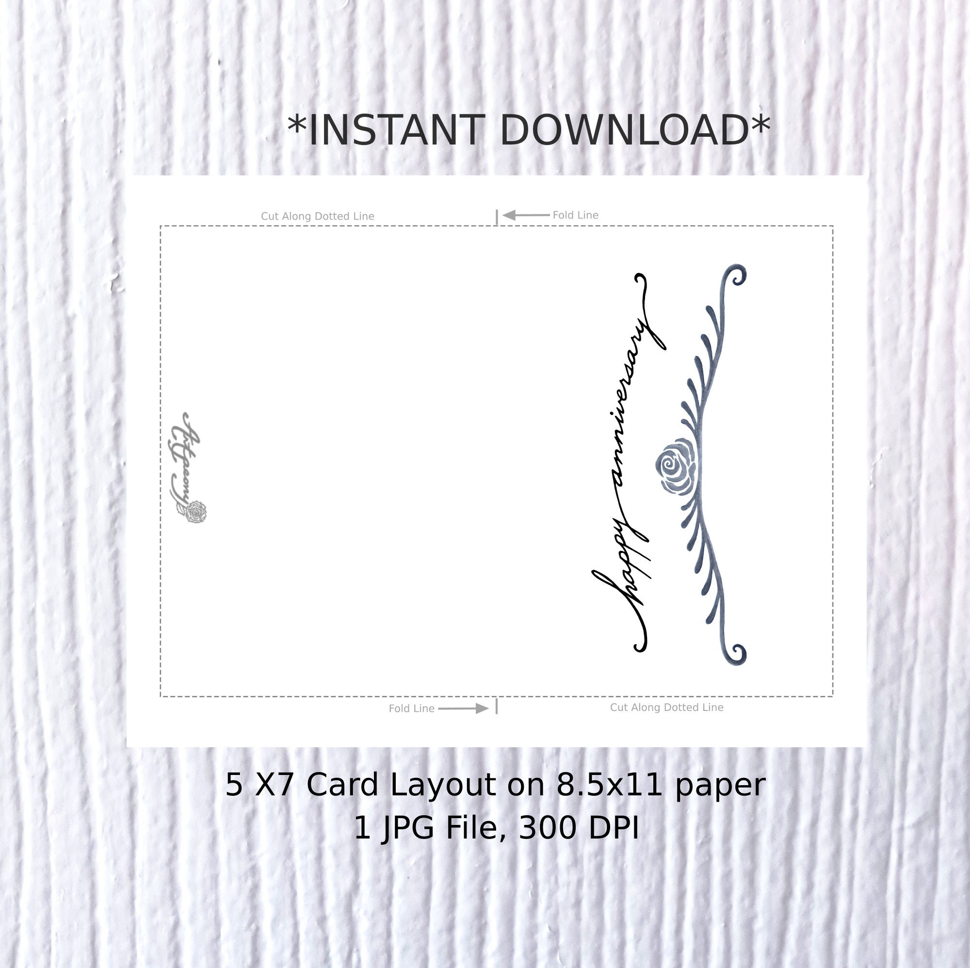Happy Anniversary Printable Card Anniversary Card Instant Etsy Happy Anniversary Printable Card Anniversary Card Instant Etsy