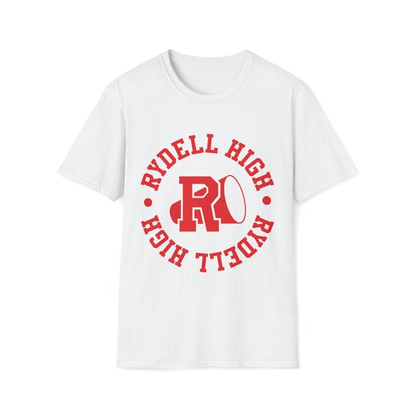 Rydell High - Chest Print White Unisex T-shirt