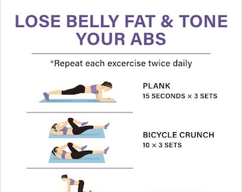 Lose Belly Fat & Tone Your Abs | Flat Abs Challenge | Belly Workout | Weight Loss | Home Workout | At Home Workout | Instant Download